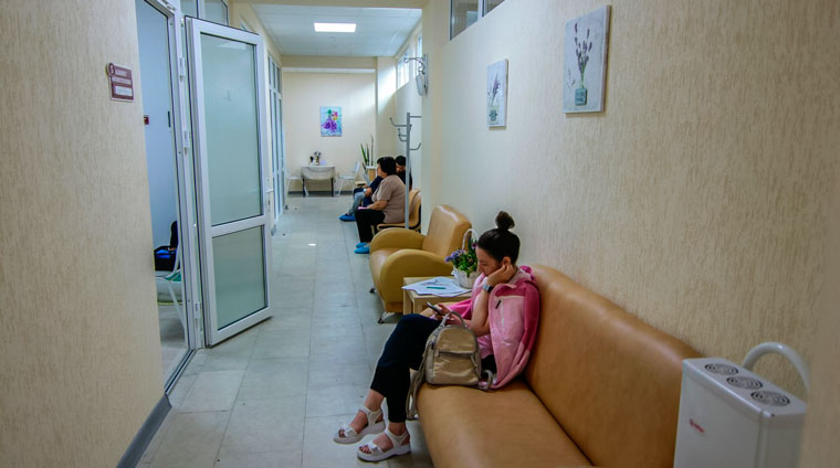 Лечебное отделение в санатории Павлова в Ессентуках